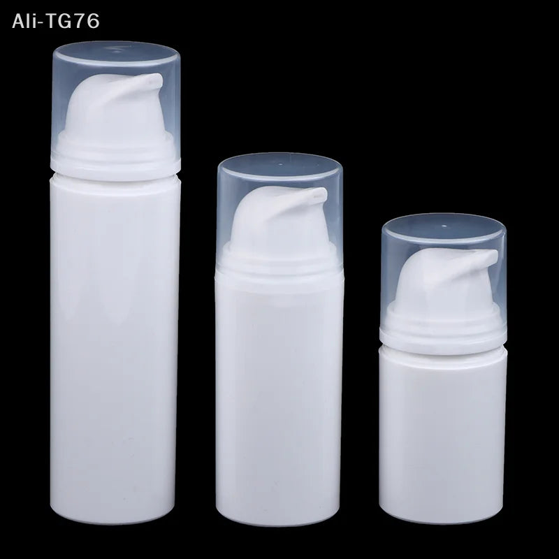 Airless Pump Travel Bottles 15ml 30ml 50ml | Refillable Cosmetic