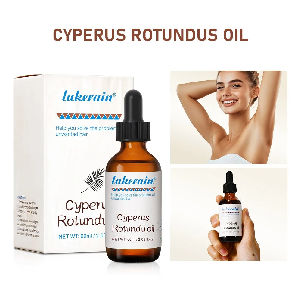 Cyperus Rotundus Hair Growth Inhibitor Oil 60ml – All Skin Types