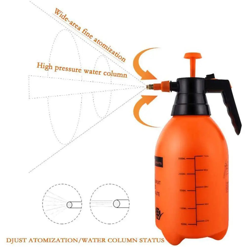 Garden Pump Pressure Sprayer 2L/3L – Adjustable Brass Nozzle