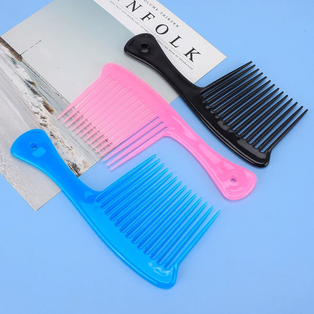 Wide Tooth Shark Comb – Anti-Static Detangling Styling Tool