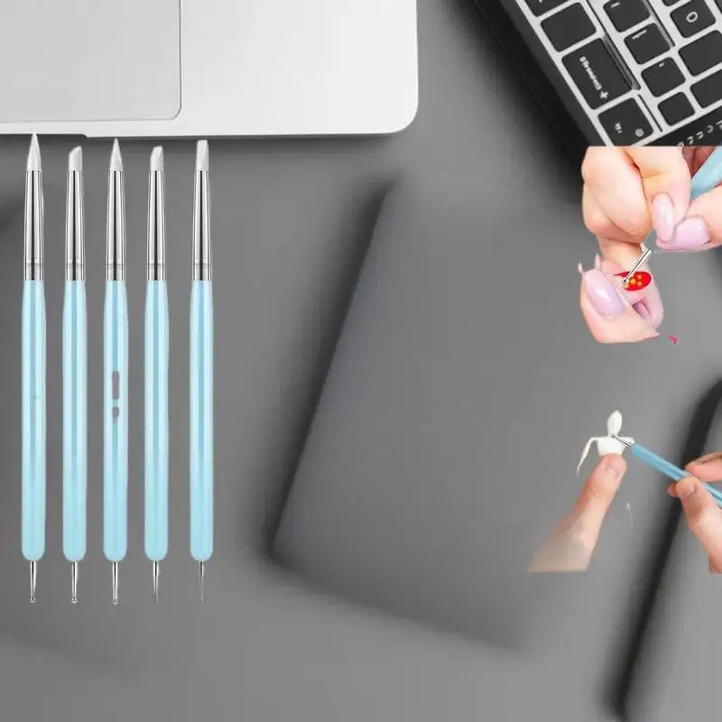 Silicone Clay Sculpting Tools Set 5/10Pcs – Dotting & Carving Kit