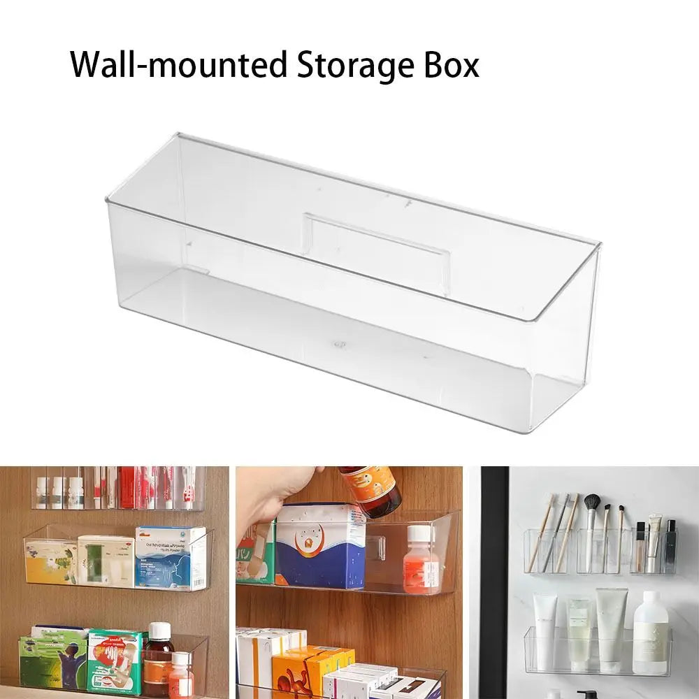 Transparent Wall-mounted Storage Box Large Capacity Classification