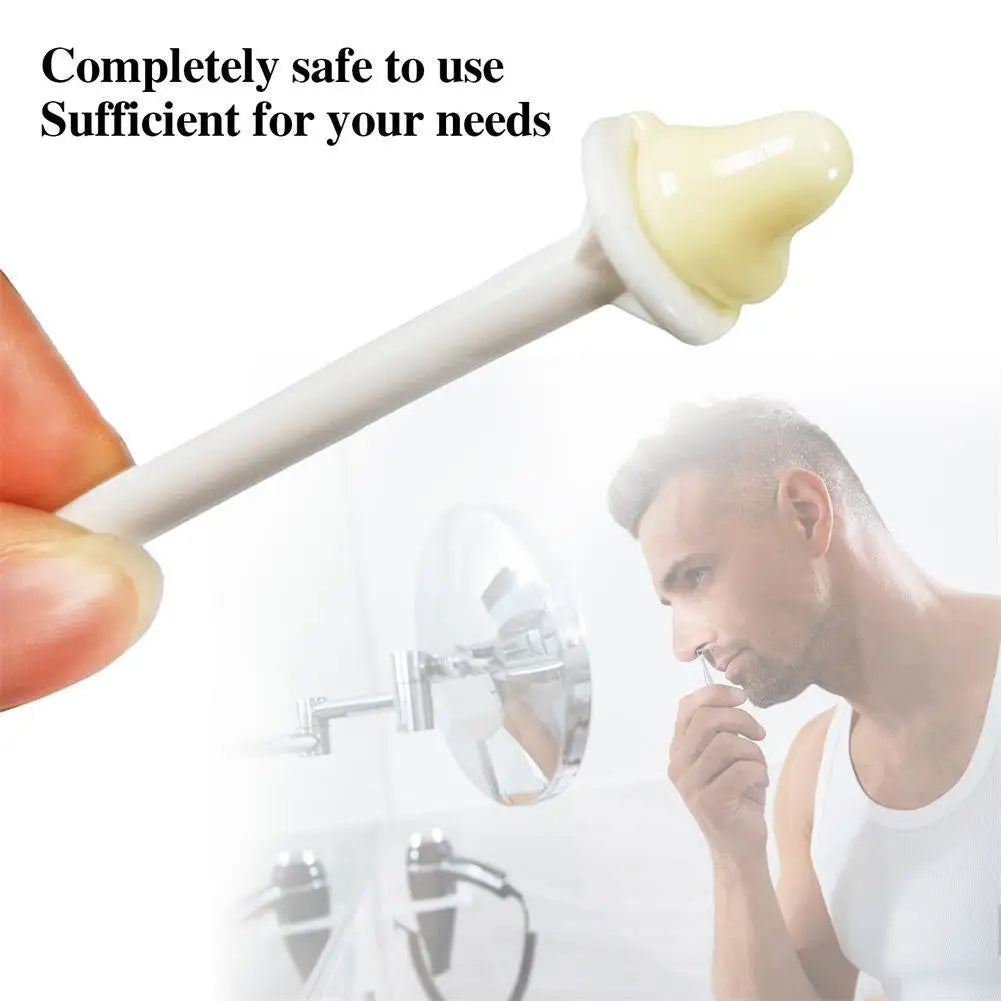 2-in-1 Beeswax Nose Hair Removal Wax Stick Kit – 10 Pcs
