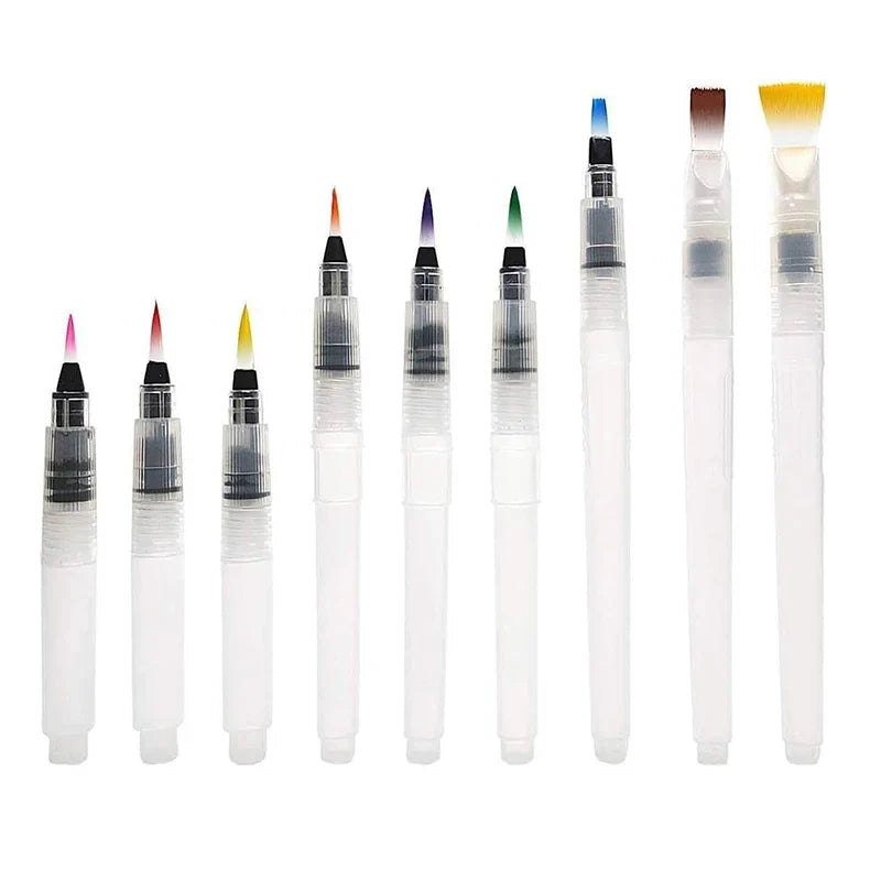 Tap Brushes Storage Brush Nylon Hair Solid Watercolor Water Soluble