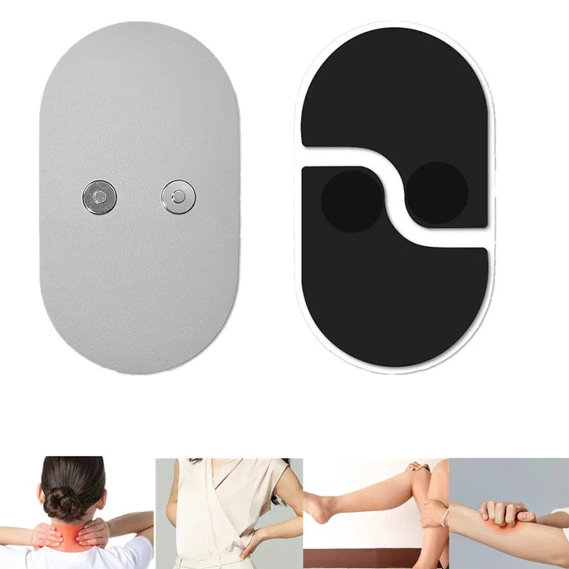 Reusable Gel Electrode Massage Pads – TENS Sticky Patches 2/4 Pc