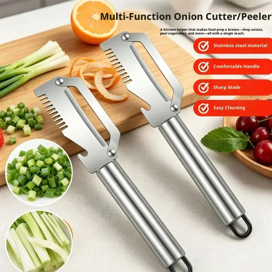 3-in-1 Stainless Steel Vegetable Peeler with Bottle Opener