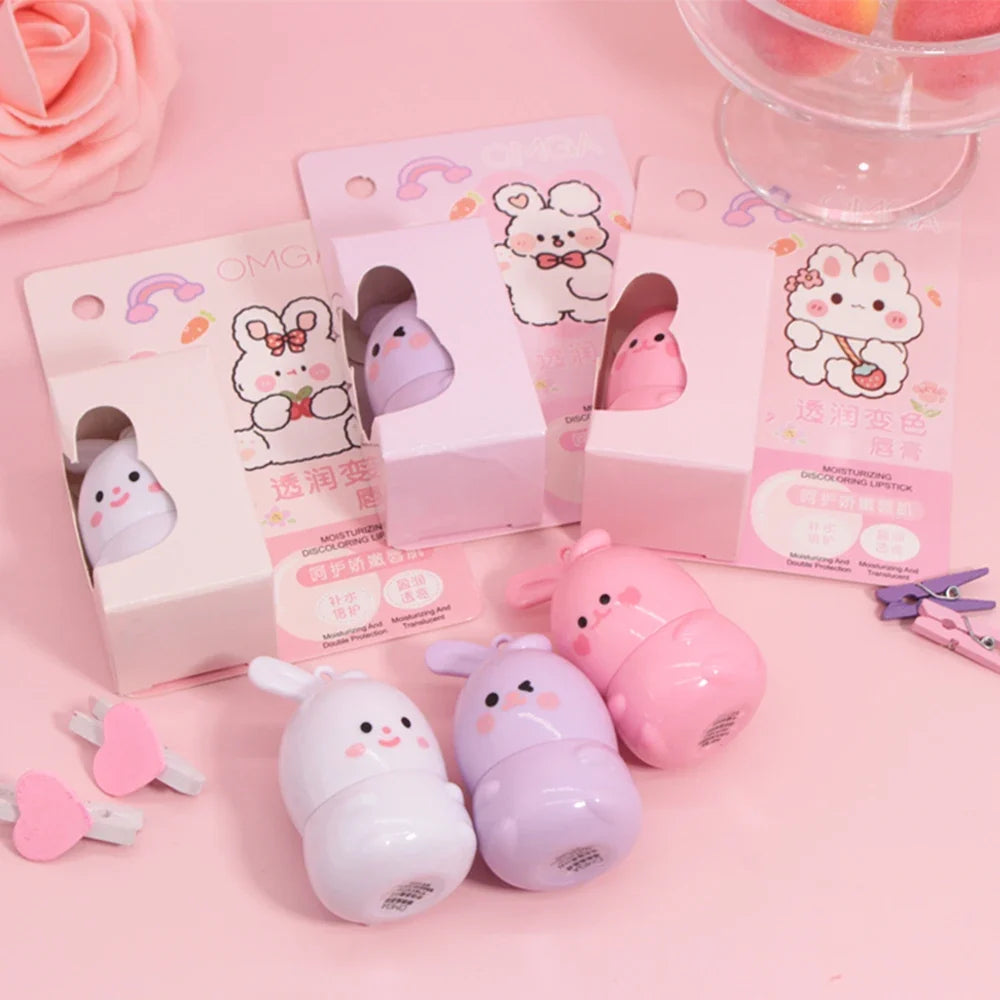 Baby Rabbit Moisturizing Lipstick – Long-Lasting & Waterproof