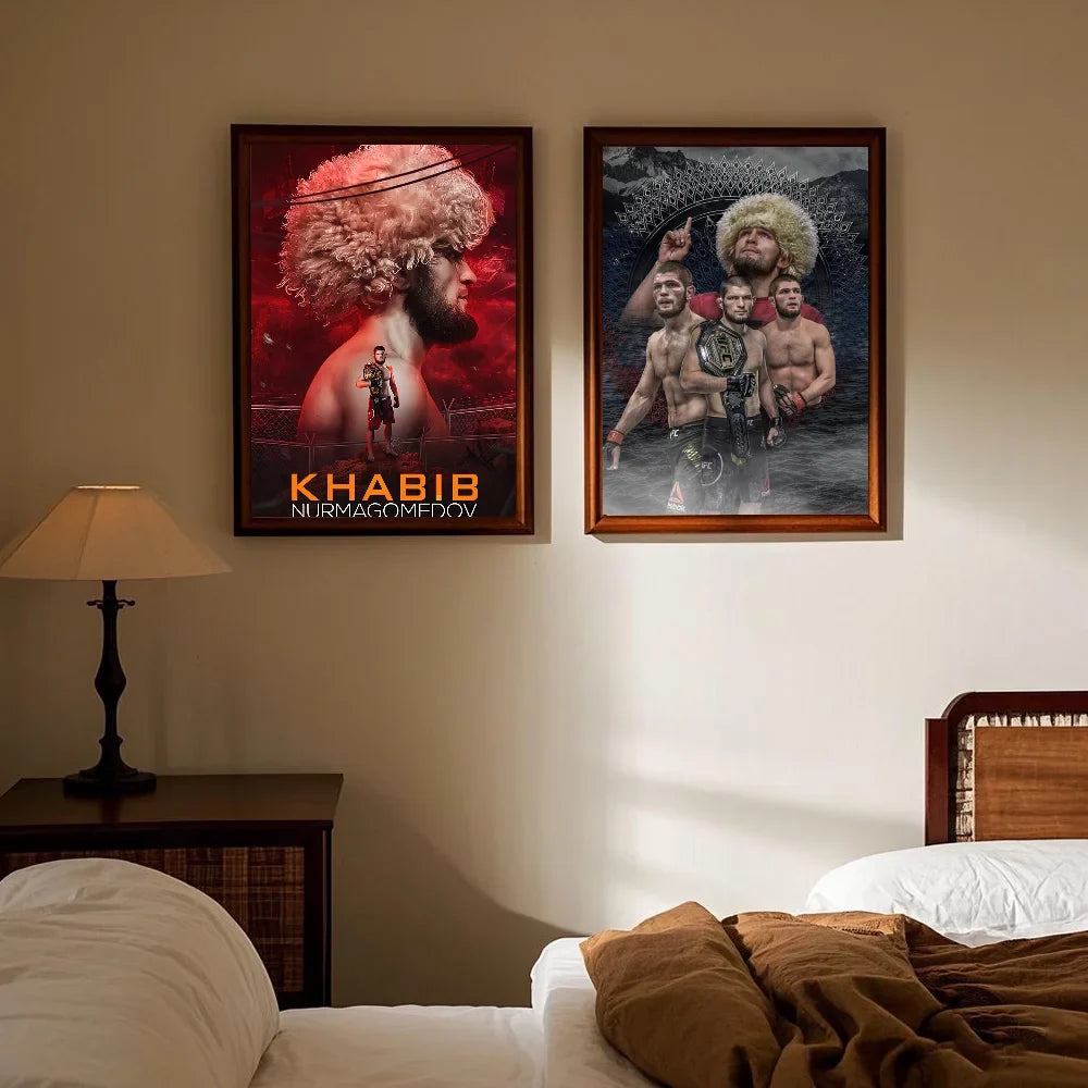Khabib Nurmagomedov UFC Poster – HD Waterproof PVC Wall Art