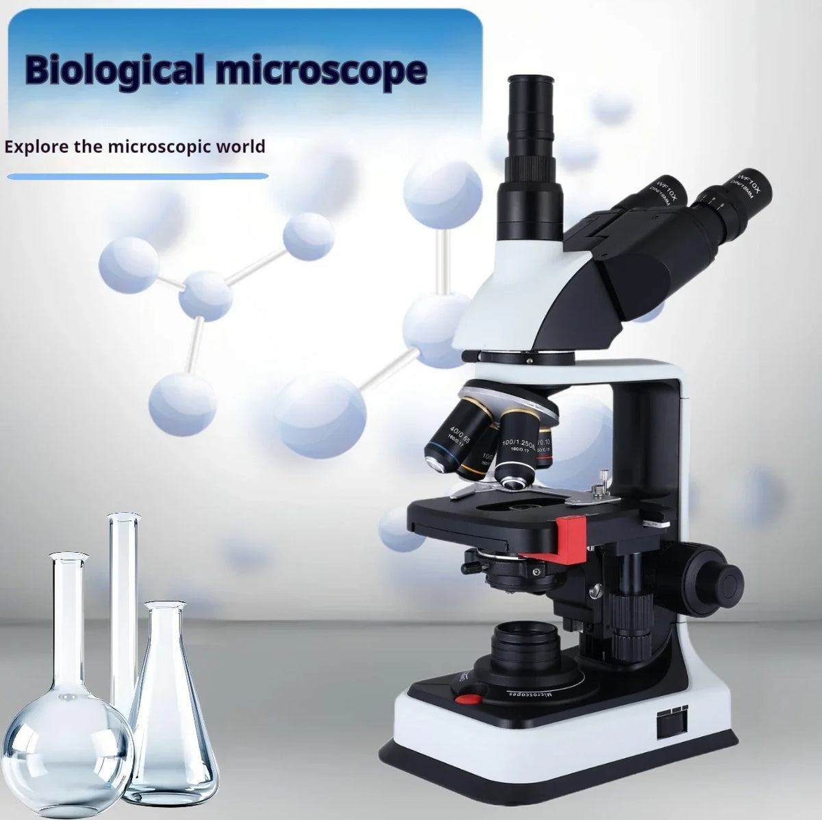 Electronic Binocular Biological Microscope – Teaching & Research