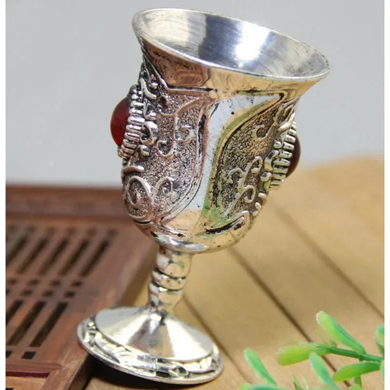 Vintage Wine Glasses Metal European Champagne Cocktail Bars