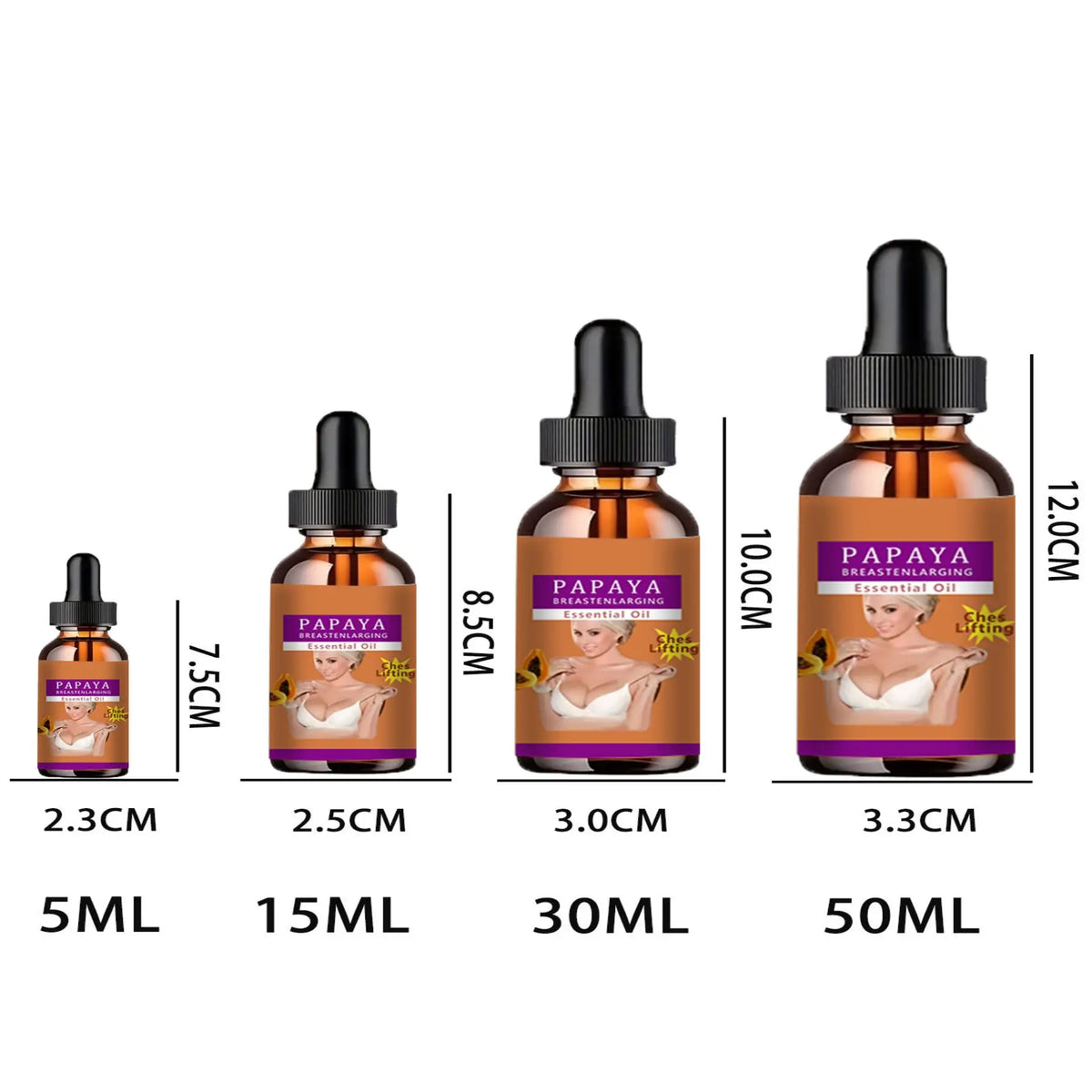 TRSTAY Bust Firming & Lifting Body Oil – 5ml to 50ml