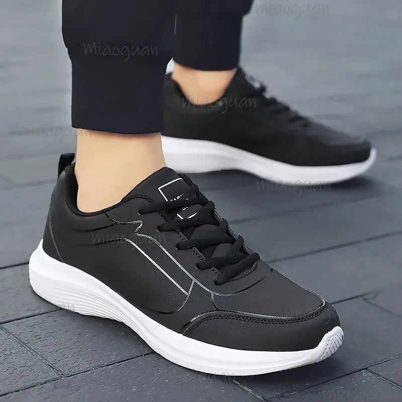 Men's Lightweight Breathable Sneakers – Non-Slip Lace-Up Shoes