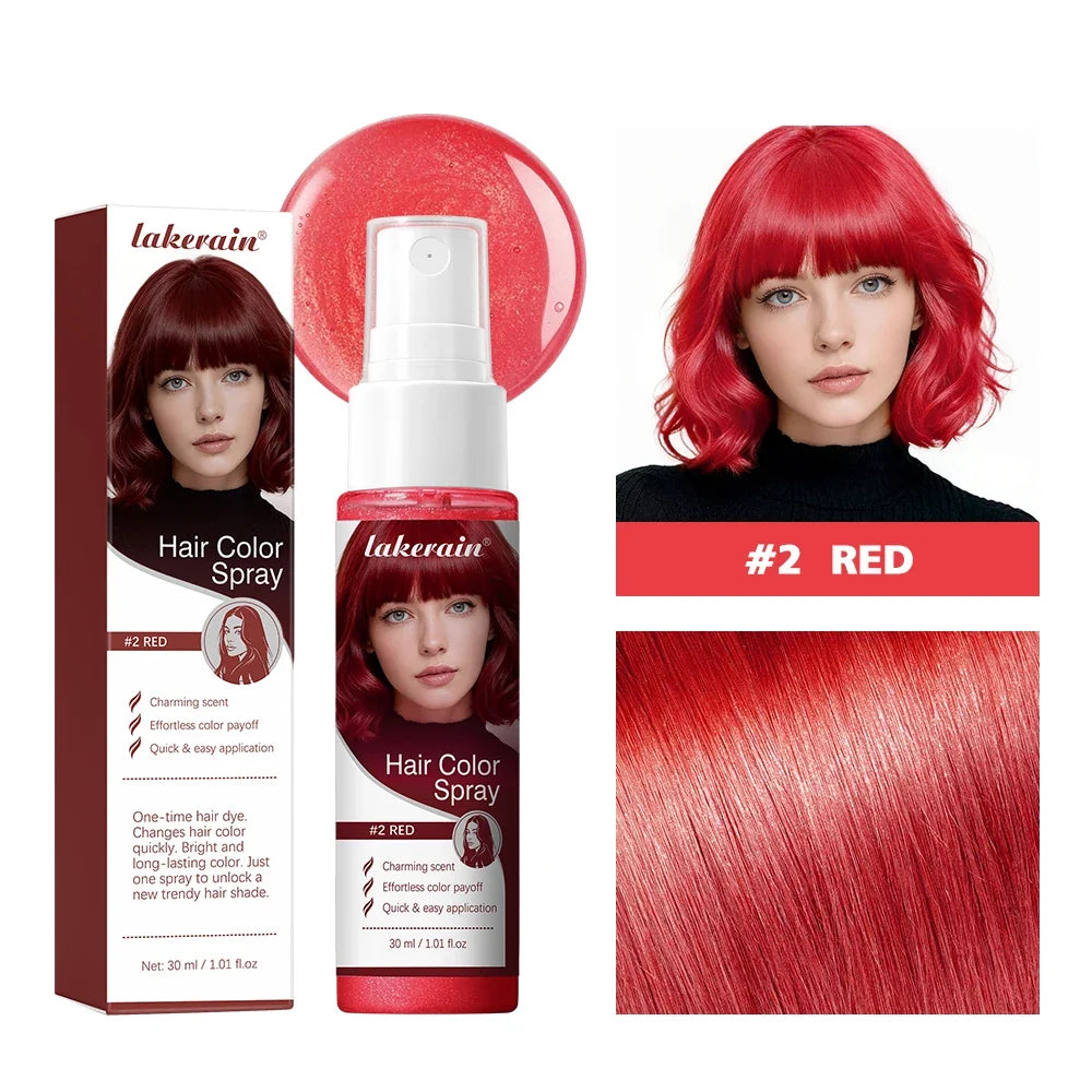 Temporary Hair Color Spray – Glitter Chalk Dye for Party & Cosplay