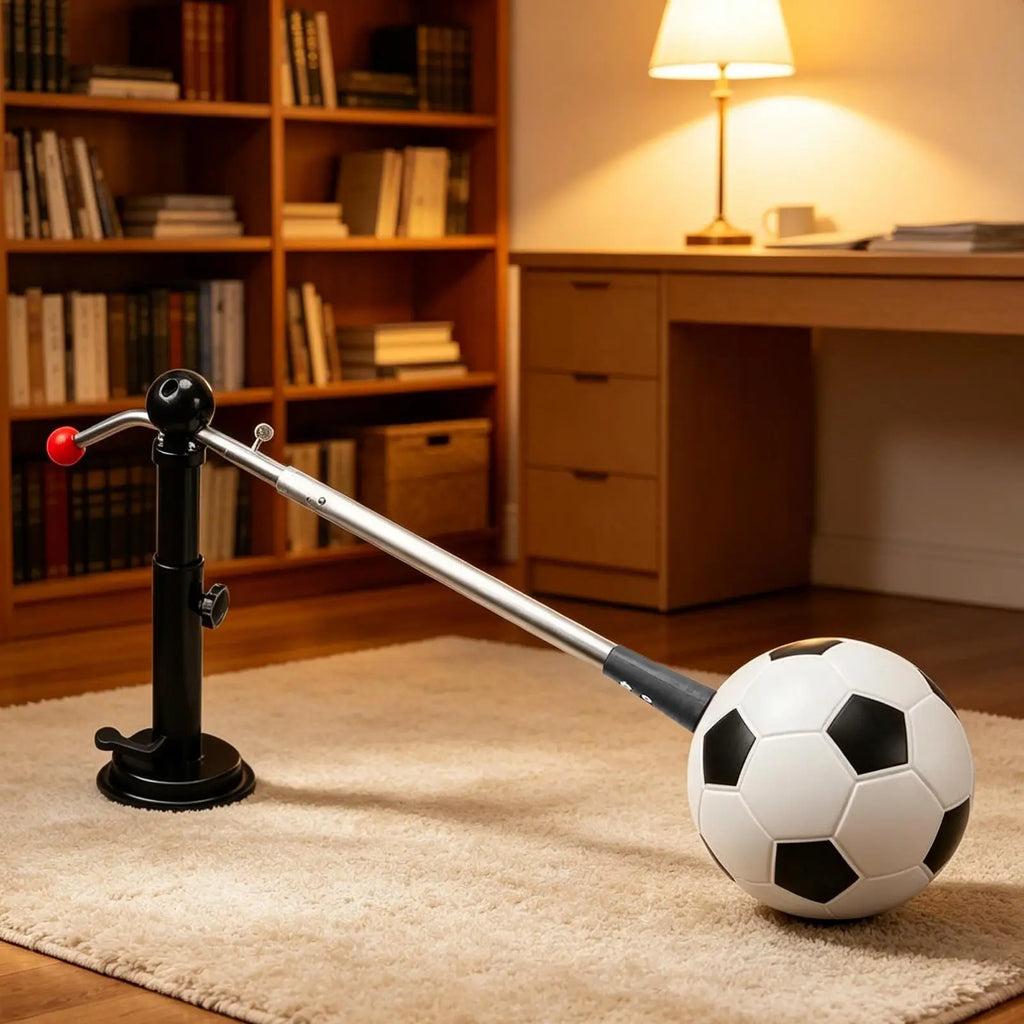 Portable Soccer Trainer – 360° Solo Kicking Practice Aid