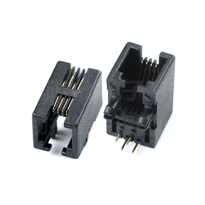 RJ11 Telephone Socket Curved Pin 95001 4P4C 6P6C 6P4C 8P8C Female