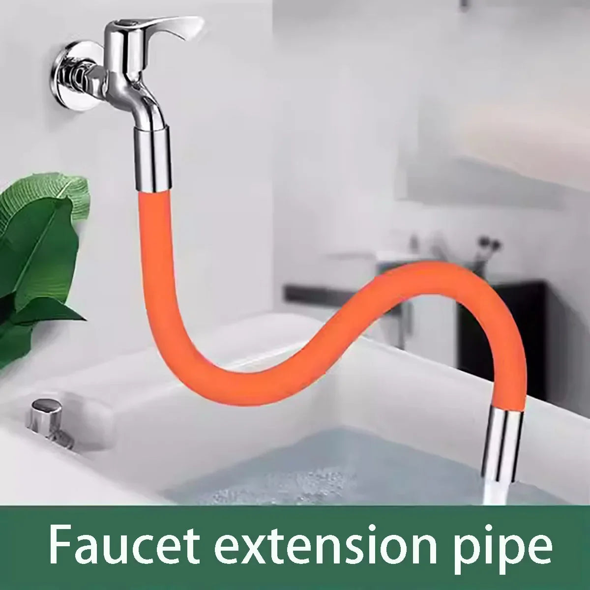 Universal Faucet Extension Pipe – Anti-Splash Water Extender