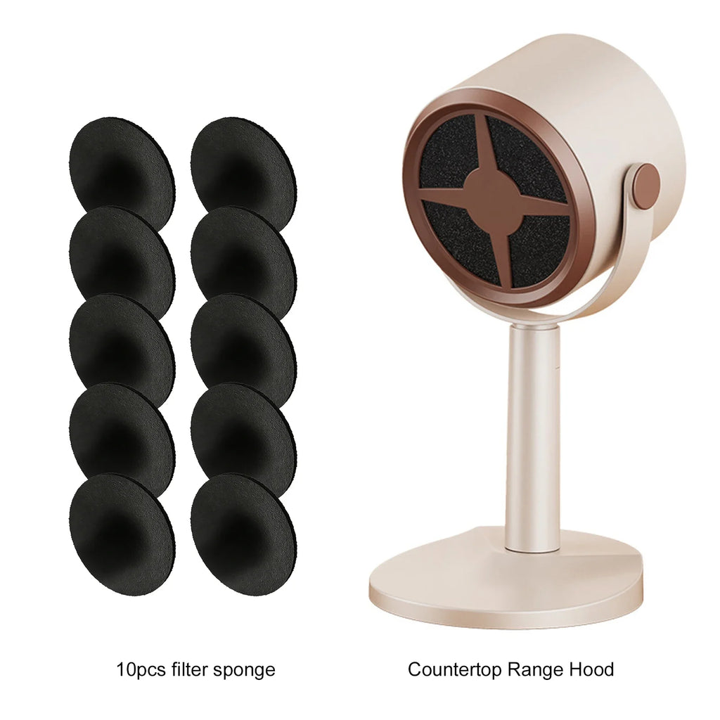 Kitchen Exhaust Fan USB Rechargeable Compact Desktop Small Hood