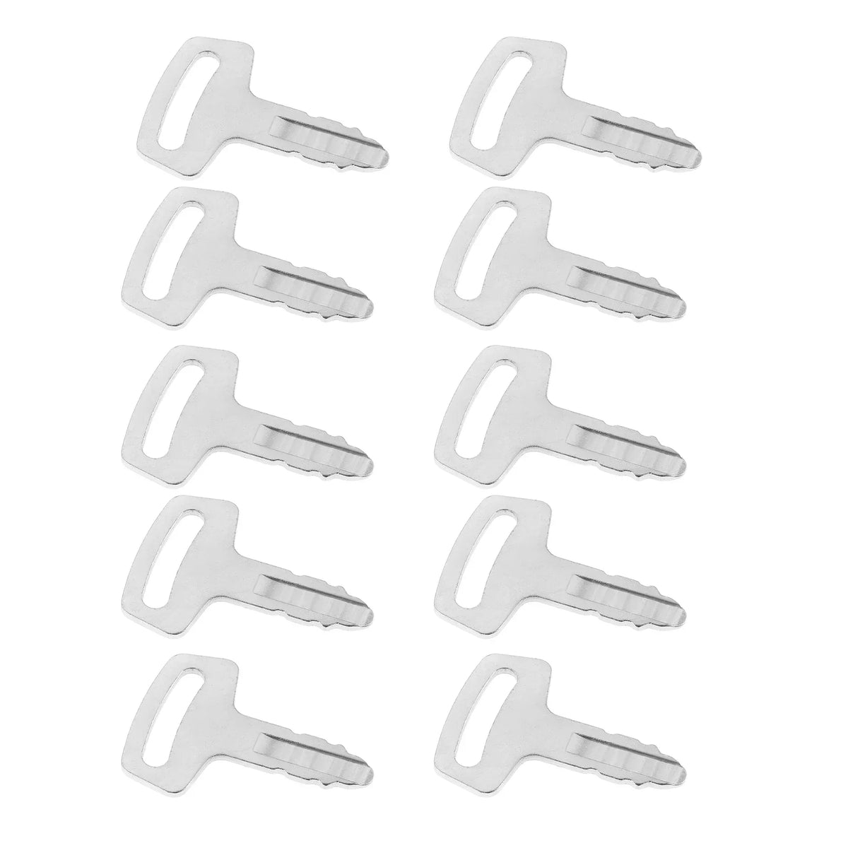 10-Pack RC101-53630 Copper Ignition Keys for Kubota KX KH K008