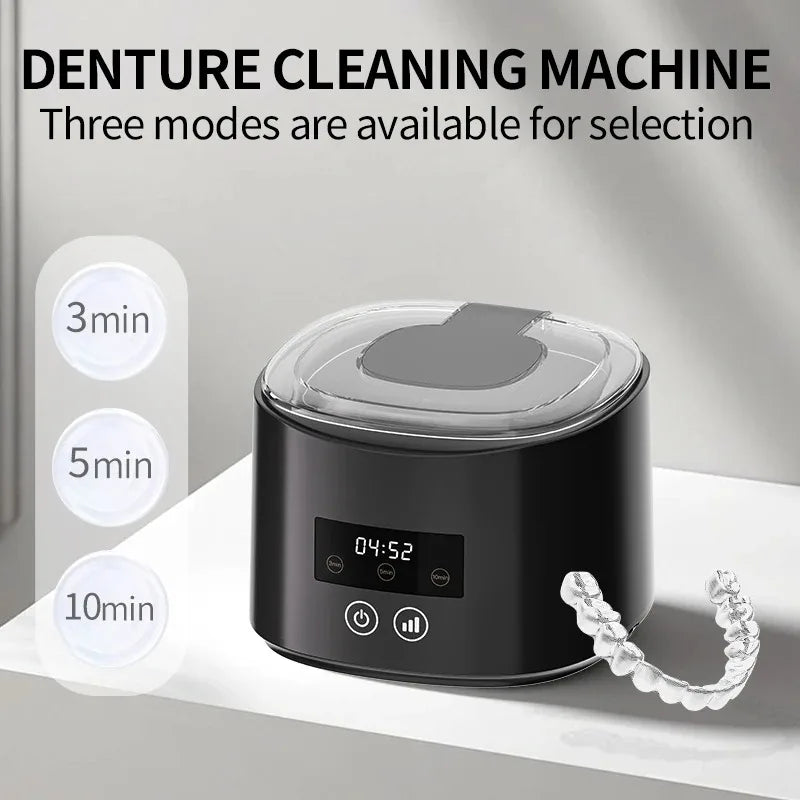 Ultrasonic Retainer & Denture Cleaner | USB Rechargeable 50kHz