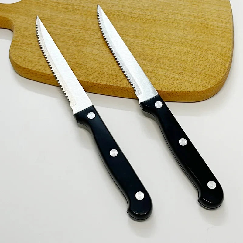 Serrated Steak Knives Set 4/6/8/16 Pcs – Stainless Steel