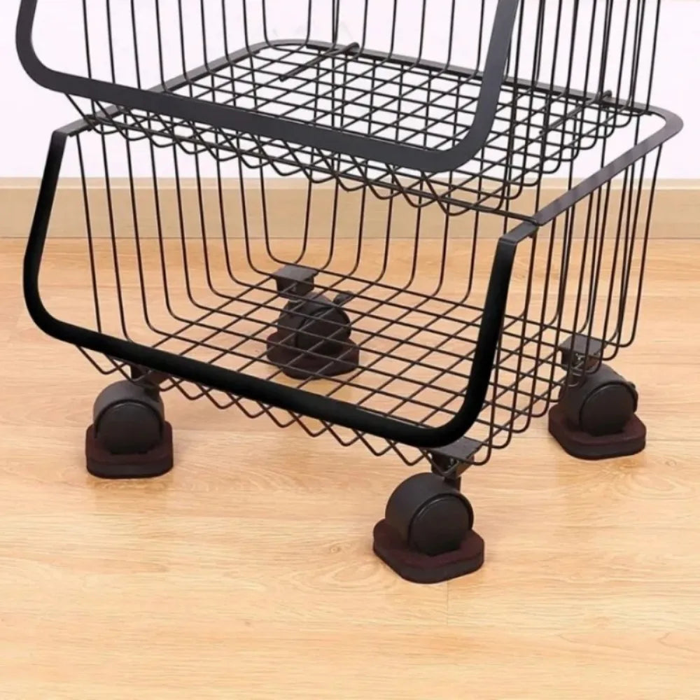 5-Pack Chair Caster Cups – Anti-Slip Furniture Floor Protector Pads
