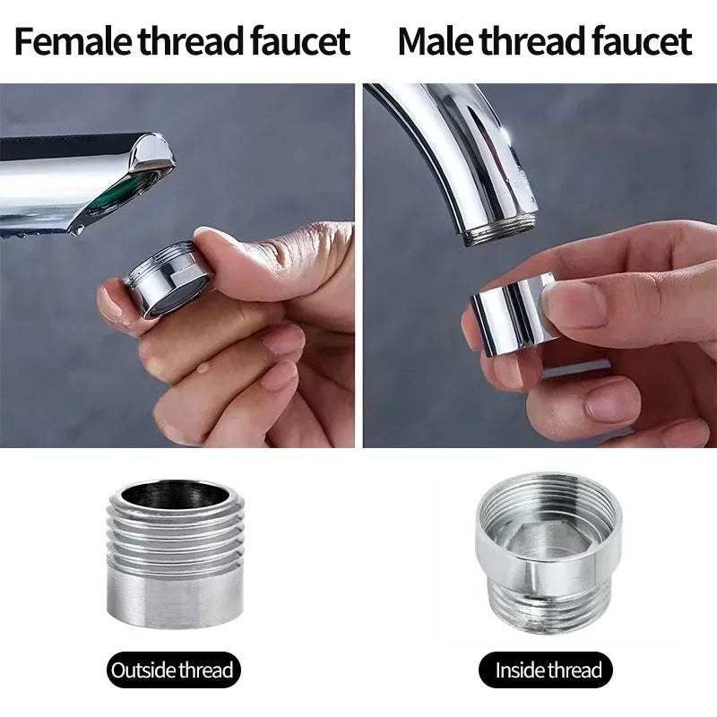 Brass Faucet Thread Adapter 1/2" to M16–M32 Tap Coupler