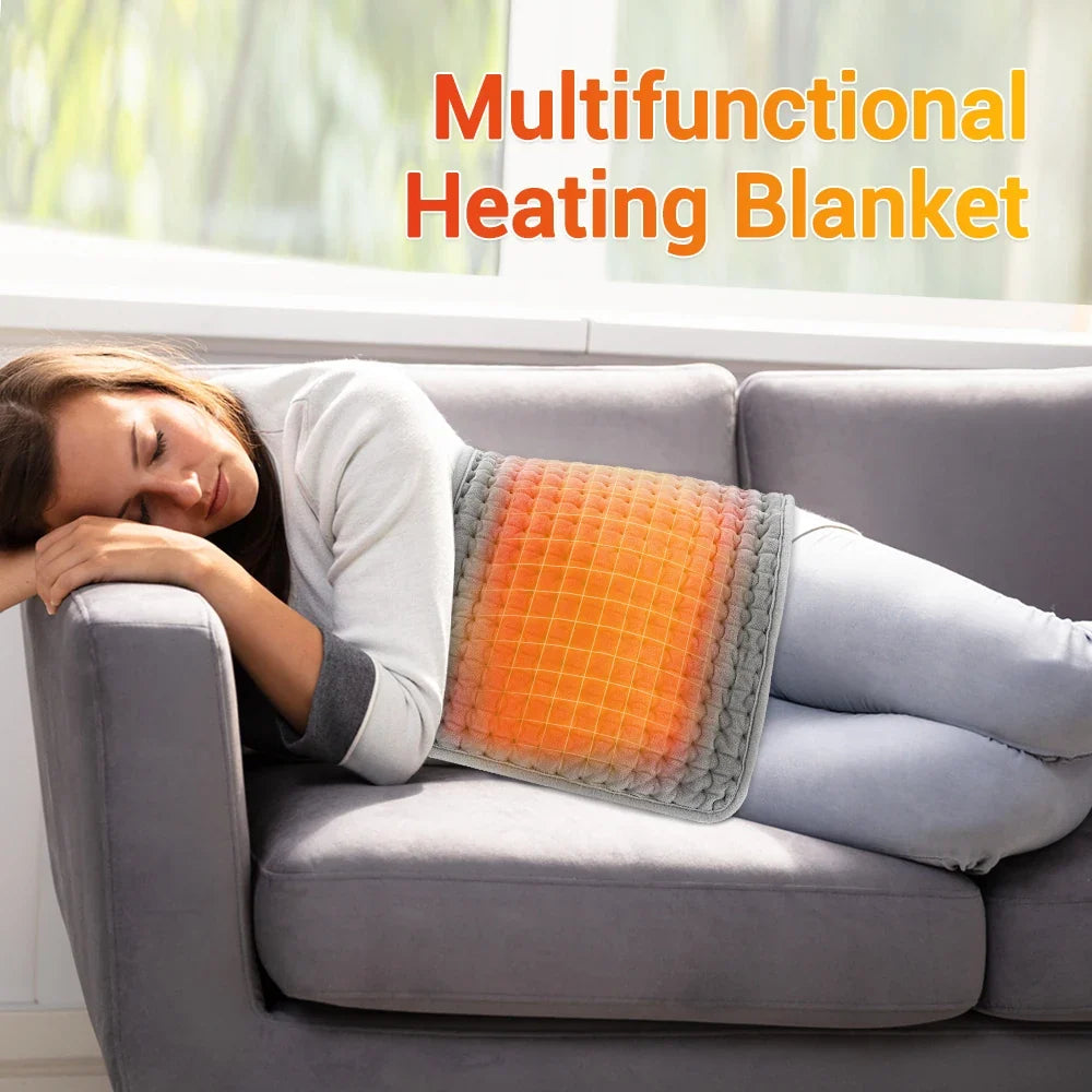 Electric Heating Waist Belt – 9 Levels & Timer | 59×30cm Pad