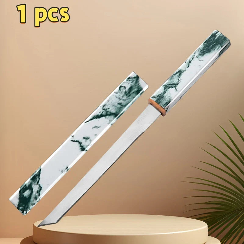 Stainless Steel Pocket Knife – Fruit, Veg & Camping Utility