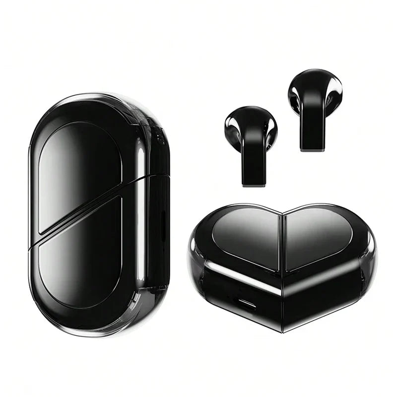 K520 Heart-Shaped Foldable Wireless Bluetooth Headphones