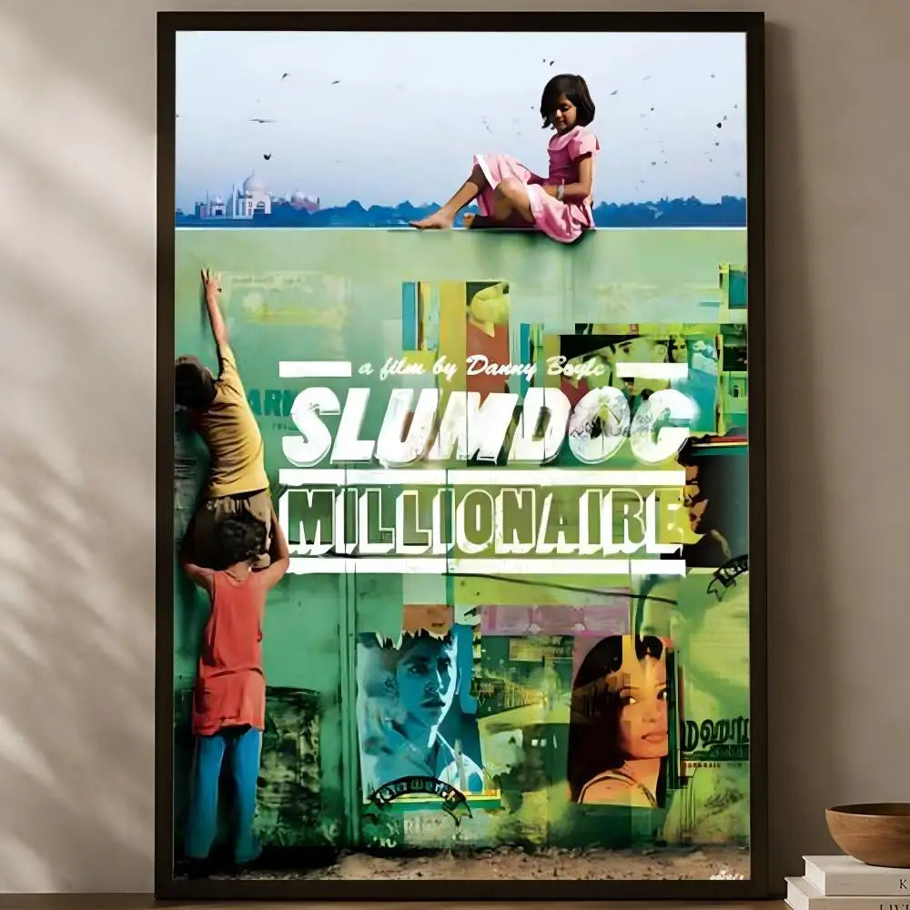 Slumdog Millionaire HD PVC Wall Poster – Self-Stick Home Decor