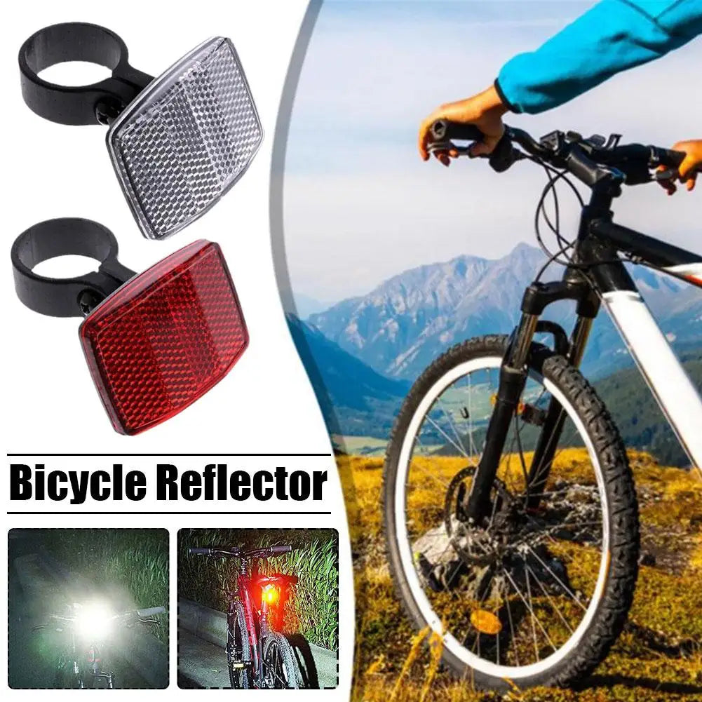 Bike Rear Reflector – ABS Safety Warning Reflector for Bicycles