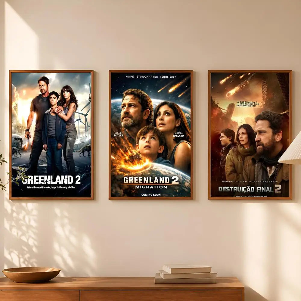 Greenland 2 Migration Movie Poster – Self-Stick HD PVC Wall Art