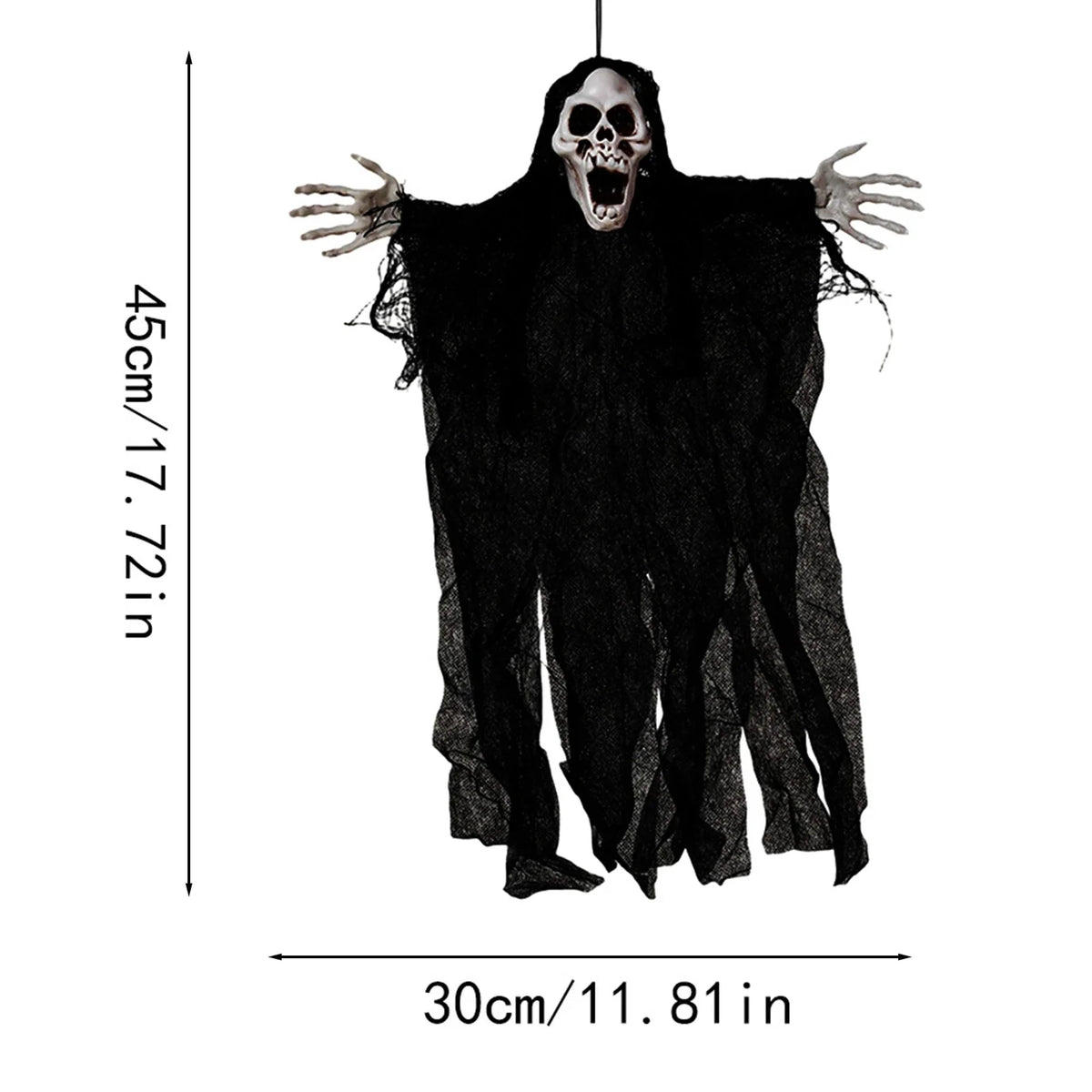 Halloween Hanging Skeleton Ghost Props | Outdoor Yard Decor