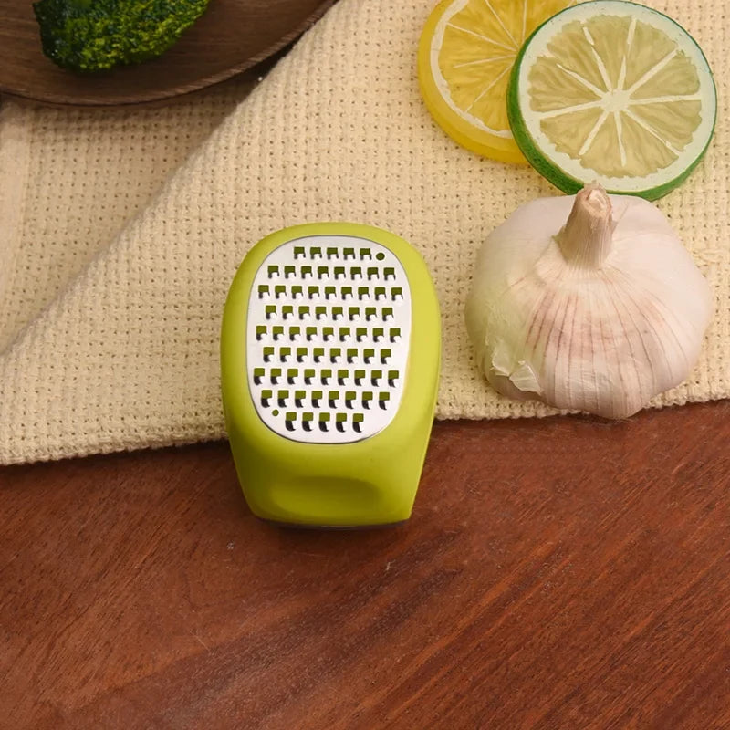 Stainless Steel Multifunctional Grater – Ginger, Garlic & Cheese