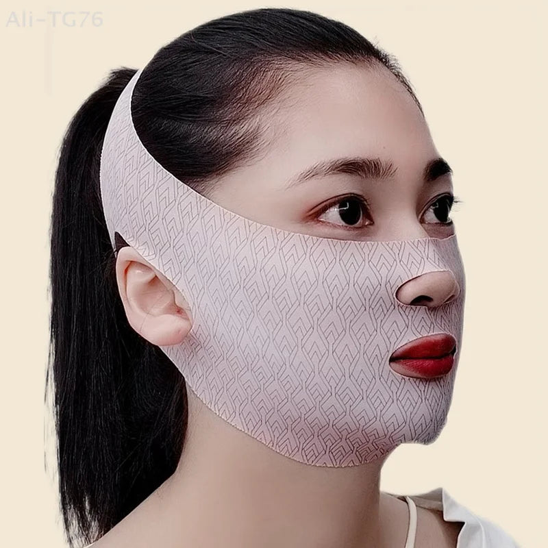 V-Line Face Lifting Band – Breathable Chin Slimming Strap