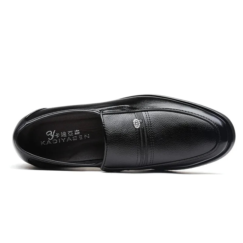 YBQJOO Men's Slip-On Loafers – Business Casual Flat Shoes