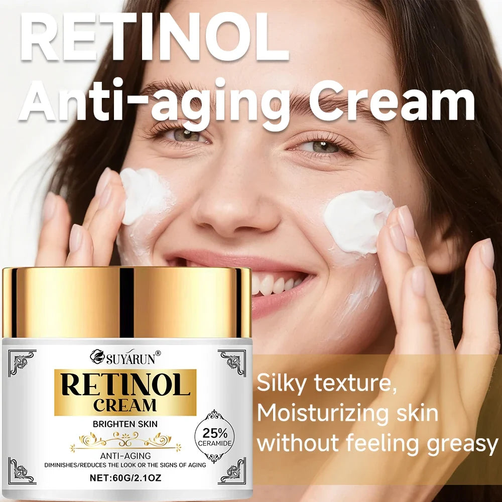 SUYARUN Retinol Anti-Aging Face Cream – Vitamin Moisturizer