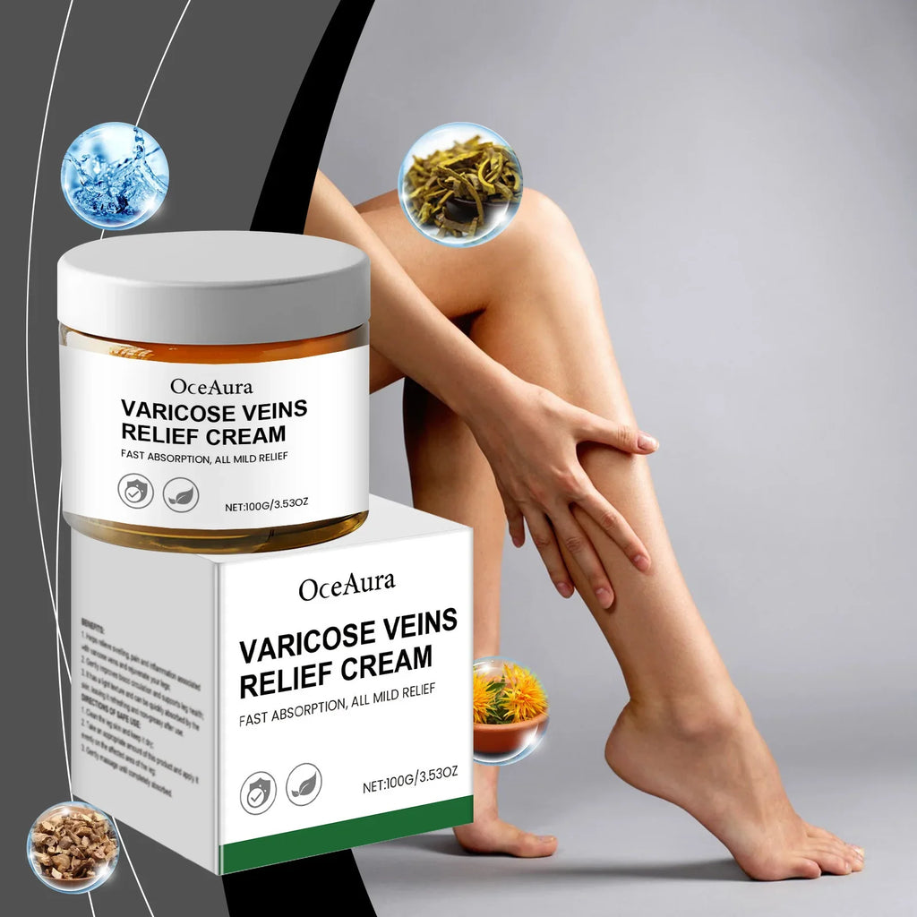 OceAura Leg Vein Cream – Cooling & Circulation Support