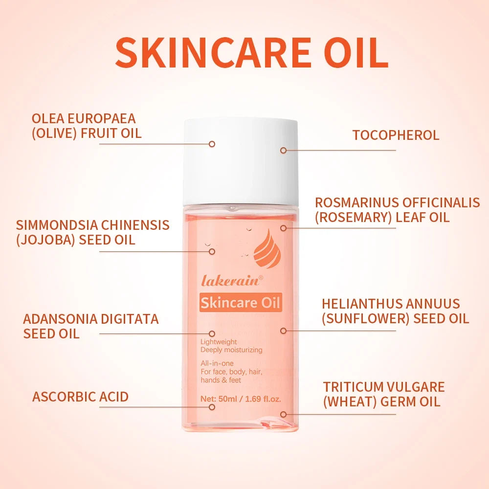 Lakerain Bio Skincare Oil – Vitamin A & E for Face, Body & Hair