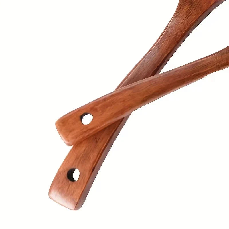 Solid Wood Cooking Spoon & Soup Ladle | Non-Stick Safe Kitchen