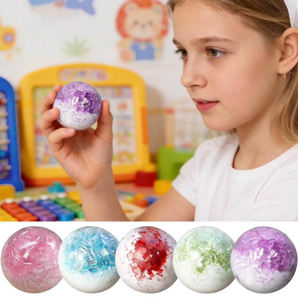 Crunchy Sand Stress Ball – Fidget Squeeze Toy Kids & Adults