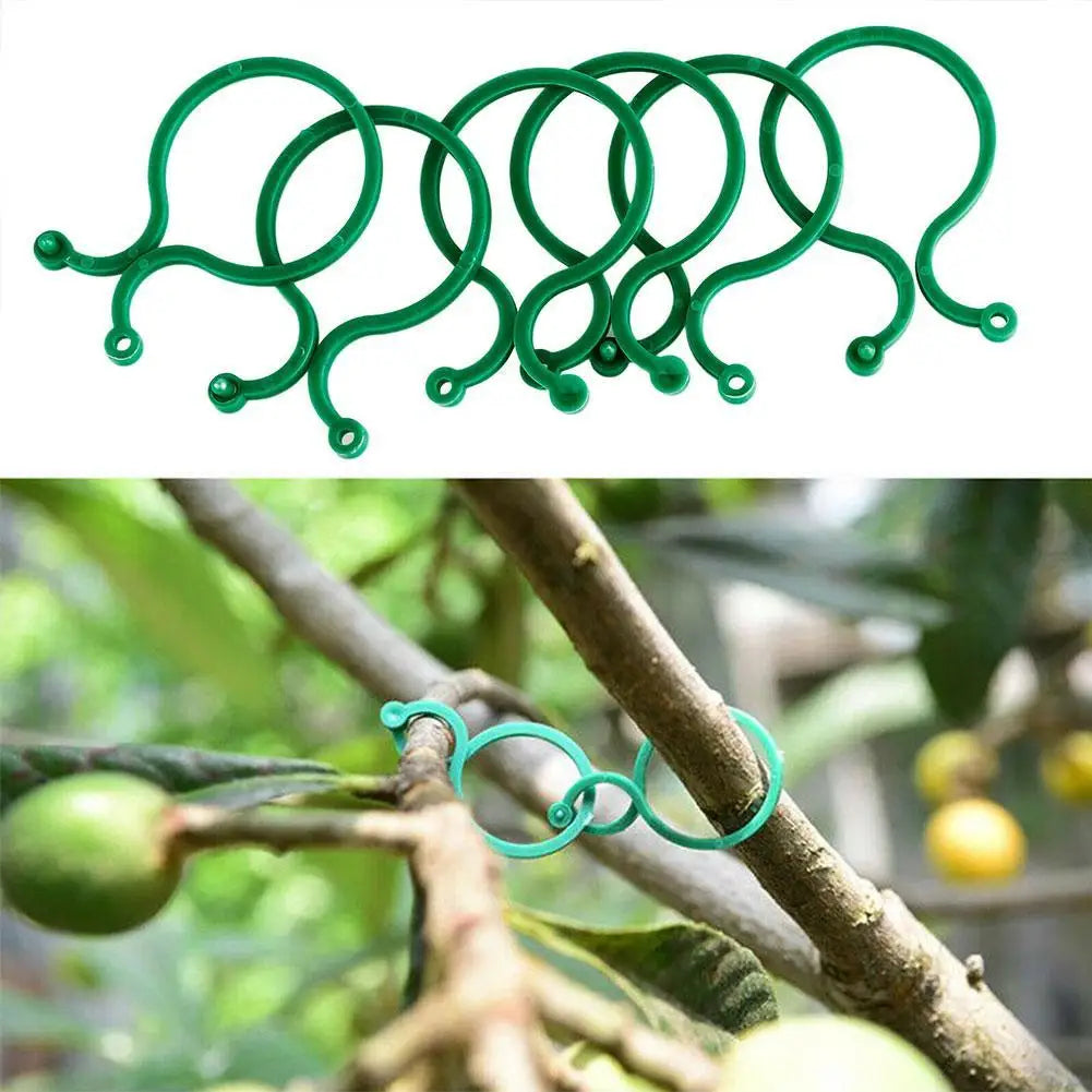 Garden Plant Support Clips for Tomato & Vine – 50/100 Pack