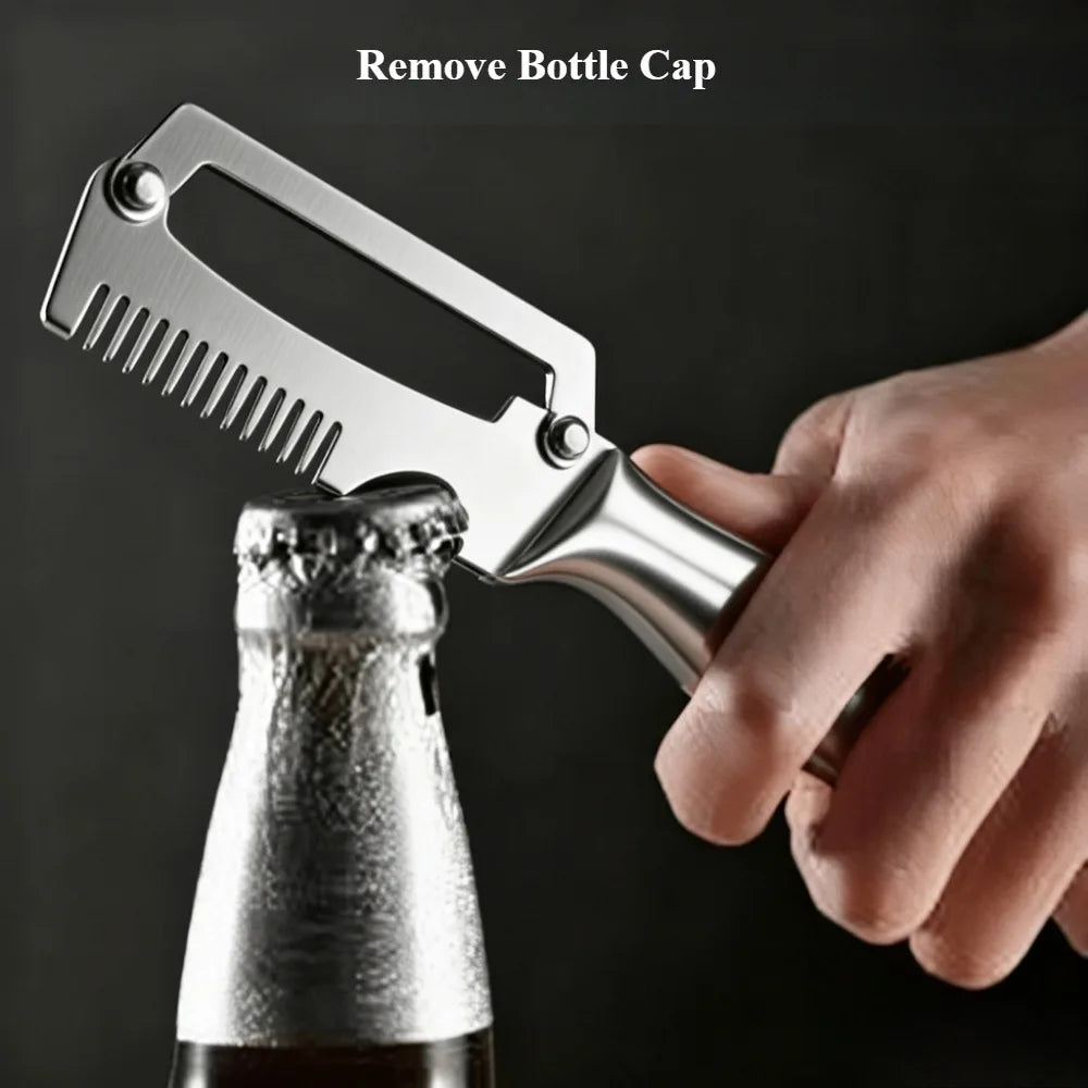 PLYS Stainless Steel Vegetable Peeler & Grater – Multifunctional