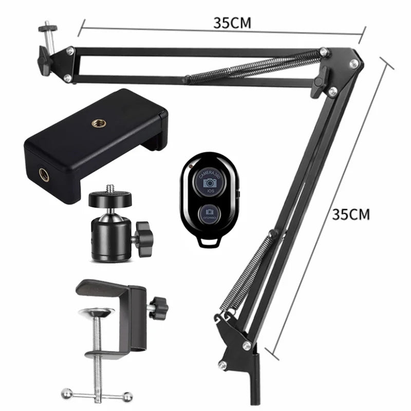 VeFly Flexible Arm Phone Tripod Stand | 360° Gooseneck Desk Mount