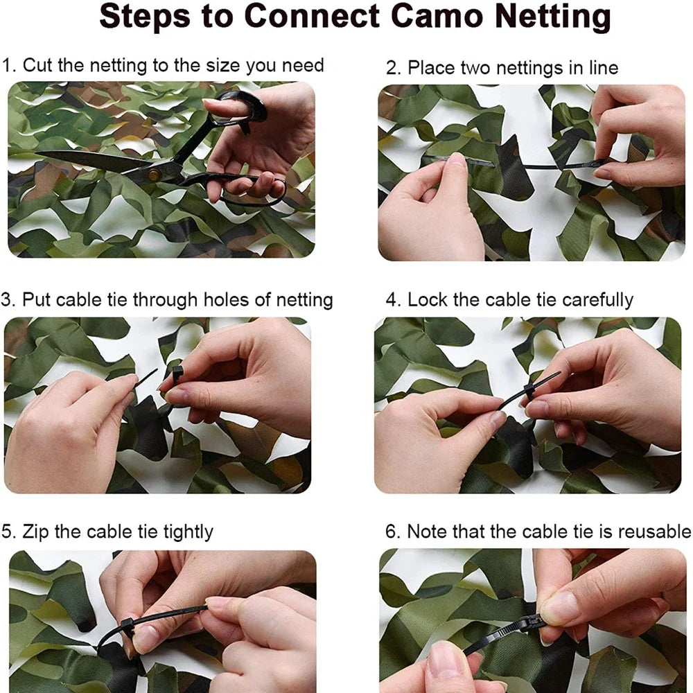 Camouflage Mesh Net – Hunting, Camping & Party Shade Sail