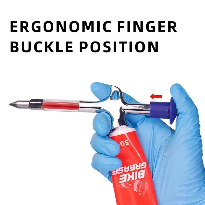 VXM Bike Bearing Grease Syringe Gun – Bicycle Hub Lube Tool