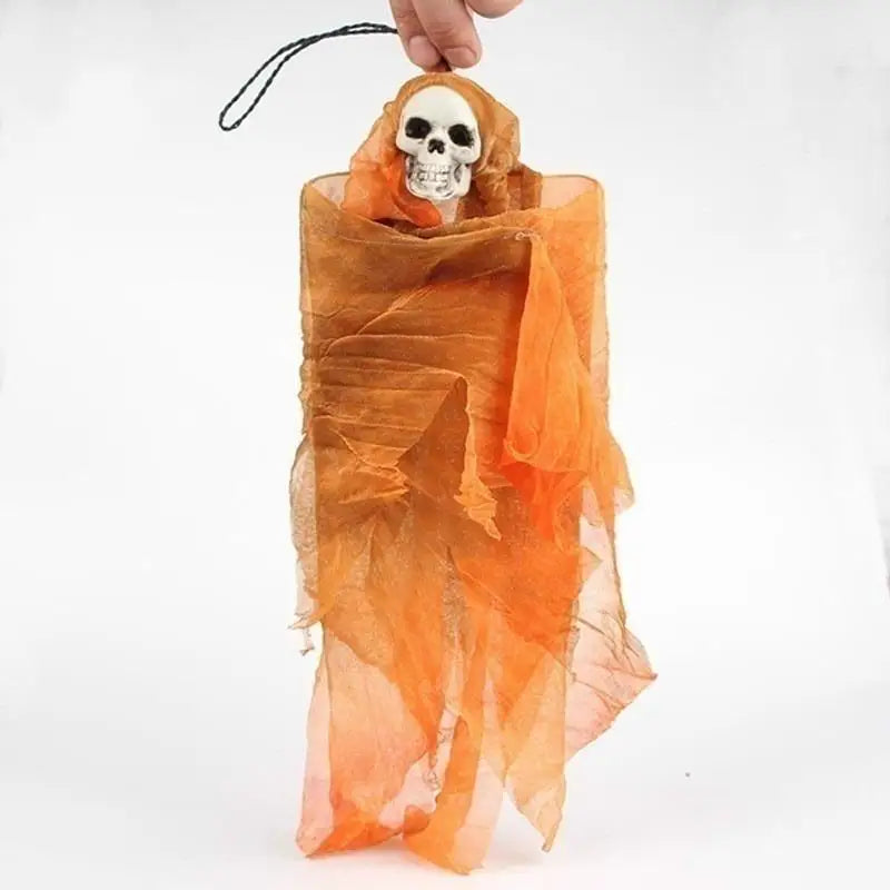Halloween Skull Doll Ornament Spooky Fright Prank Prop Novelty