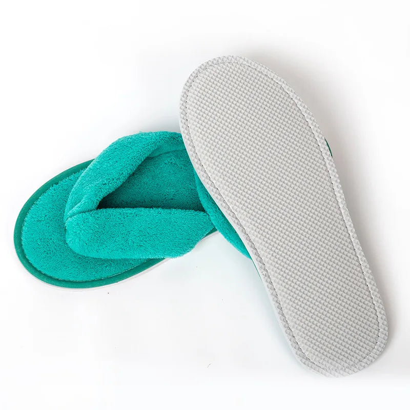 Soft Hotel Slippers Unisex Disposable SPA Guest Slides