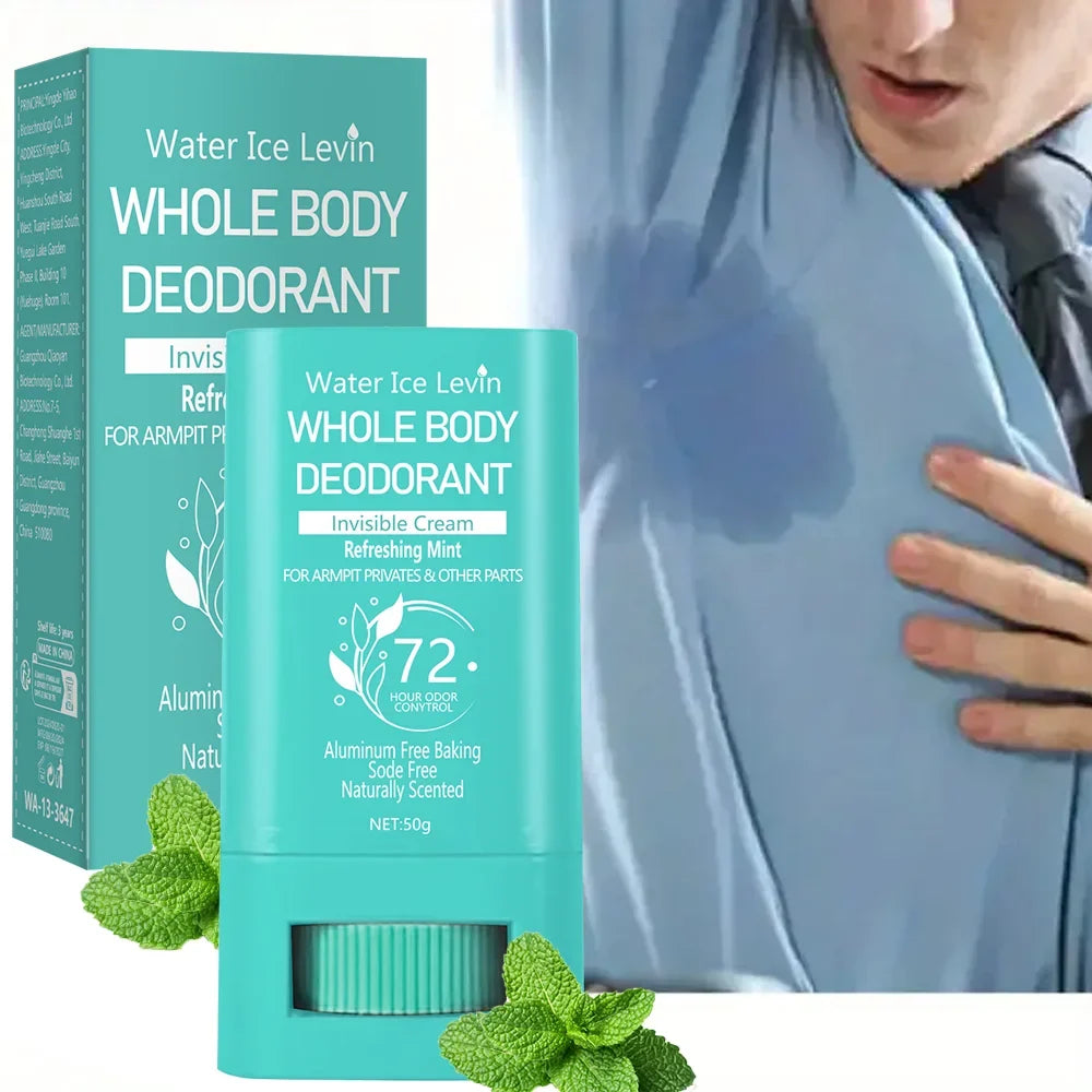 Invisible Whole Body Deodorant Cream Stick – Unisex 50g