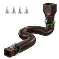 Retractable Rain Gutter Downspout Extensions Screws Rainwater